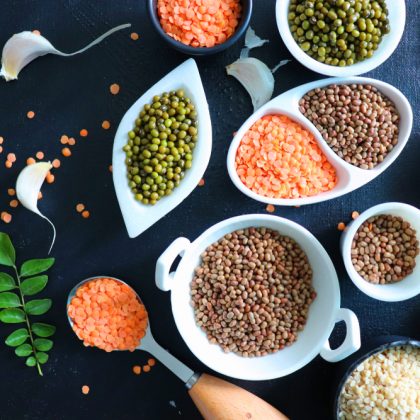 LENTILS PEAS AND BEANS
